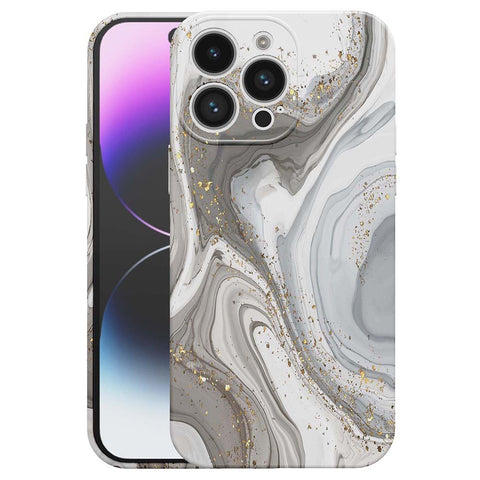 iPhone 14 Pro Max Marmer Telefoonhoesje Flexibel Softcase